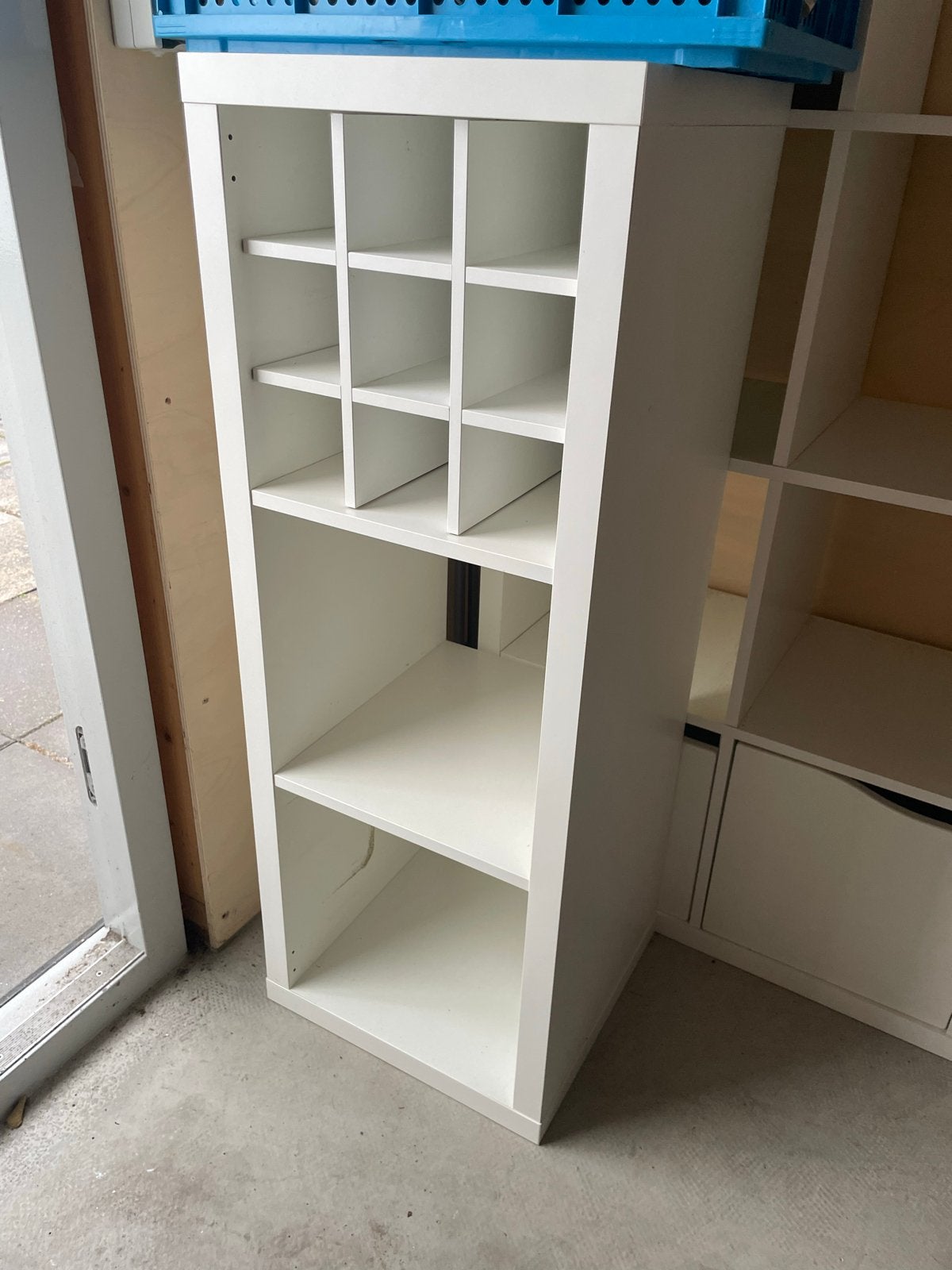 IKEA Kallax kast 1x3 wit - Handige opberger, Ophalen, Met plank(en), Minder dan 50 cm, Gebruikt