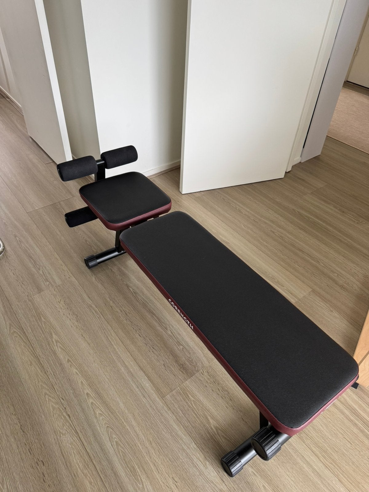 Fitnessbank 500 Fold - inklapbaar - CORENGTH, Sport en Fitness, Fitnessmaterialen, Ophalen, Zo goed als nieuw, Fitnessbank