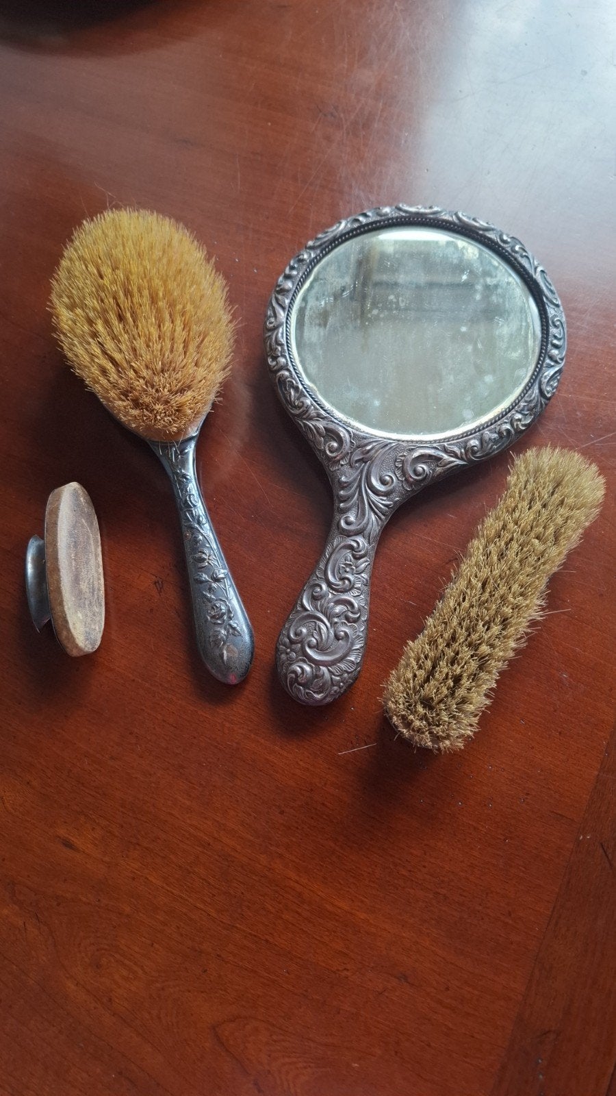 Antieke verzilverde kapset, Ophalen of Verzenden