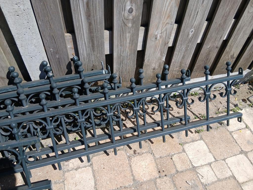 Sierhekwerk 17 meter, Ophalen of Verzenden, Gebruikt, IJzer, Sierhekwerk