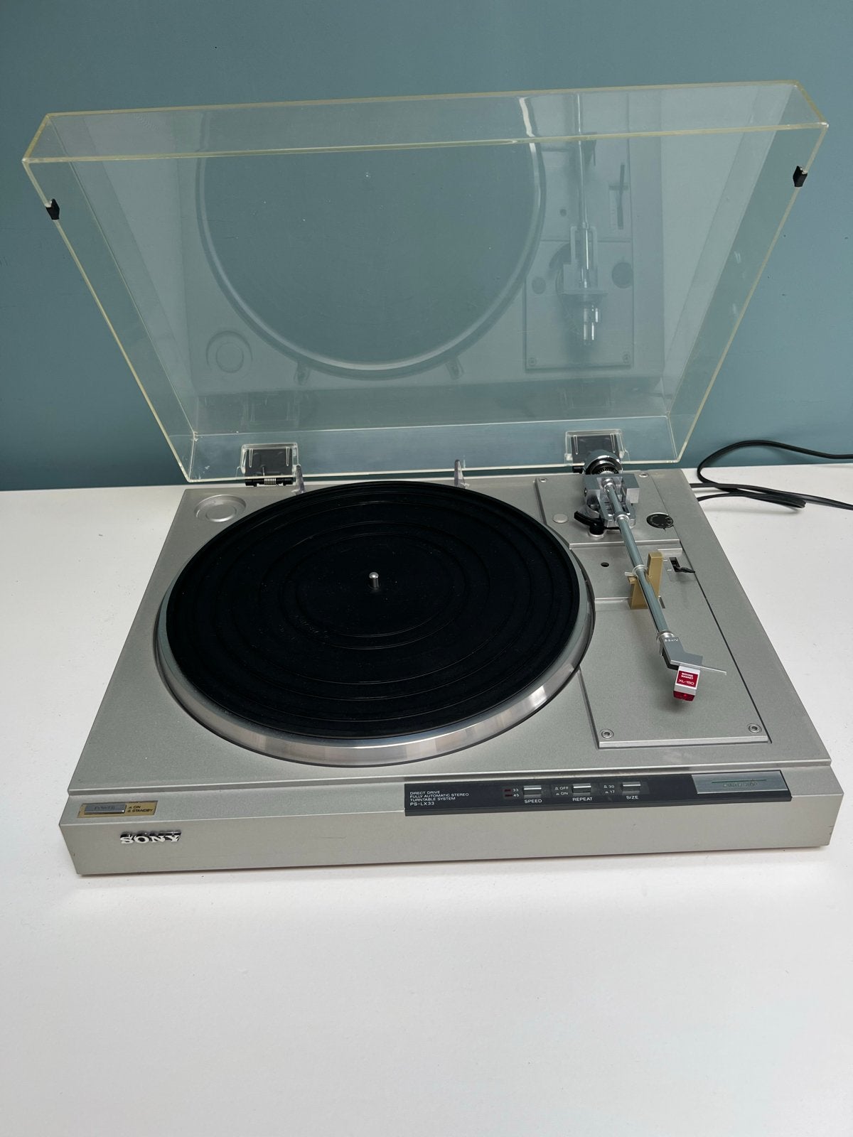 Sony PS-LX220 Platenspeler, Automatisch, Ophalen of Verzenden, Zo goed als nieuw, Platenspeler