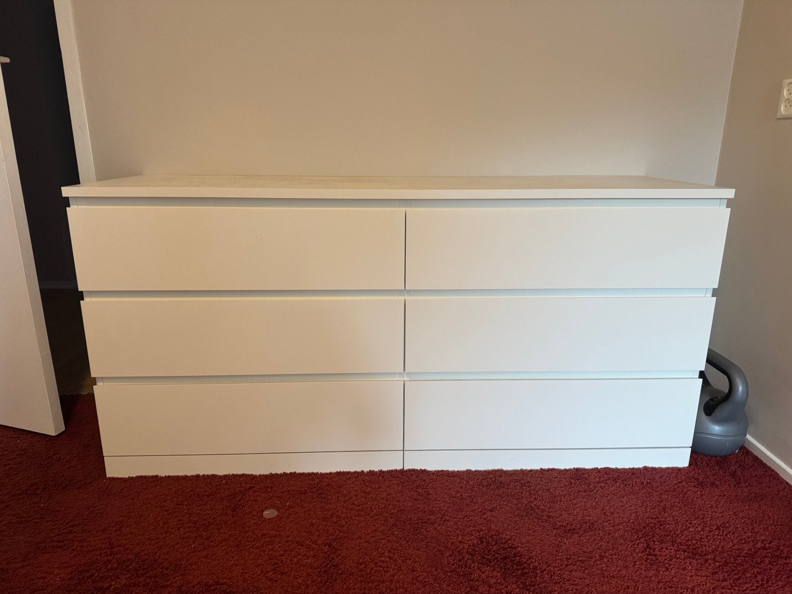 IKEA MALM ladekast (6 lades) (Slechts 2 maanden gebruikt), Ophalen, 5 laden of meer, 150 tot 200 cm, Zo goed als nieuw