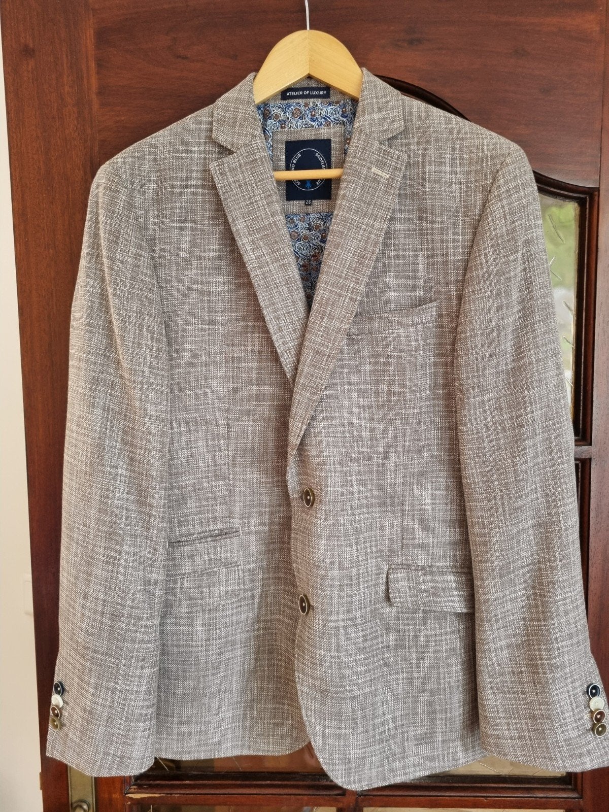 Colbert Heren, beige maat 26, Kleding | Heren, Atelier of Luxury, Beige, Overige maten, Ophalen of Verzenden