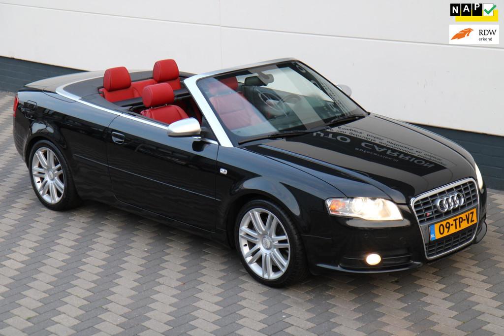 Audi A4 Cabriolet 4.2 V8 S4 quattro Navi Cruise Leder Xenon, Automaat, Gebruikt, Cabriolet, 4 stoelen