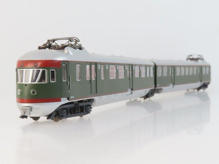 Lima 149731 NS 296 (Mat ‘46) groen-zilver tp. III - HO, Gebruikt, Gelijkstroom, Wagon, Ophalen of Verzenden