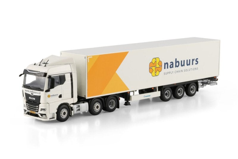 Nabuurs; MAN TGX GM 6X2 TWIN STEER BOX TRAILER - 3 AXLE, Nieuw, Ophalen of Verzenden, Bus of Vrachtwagen, Wsi