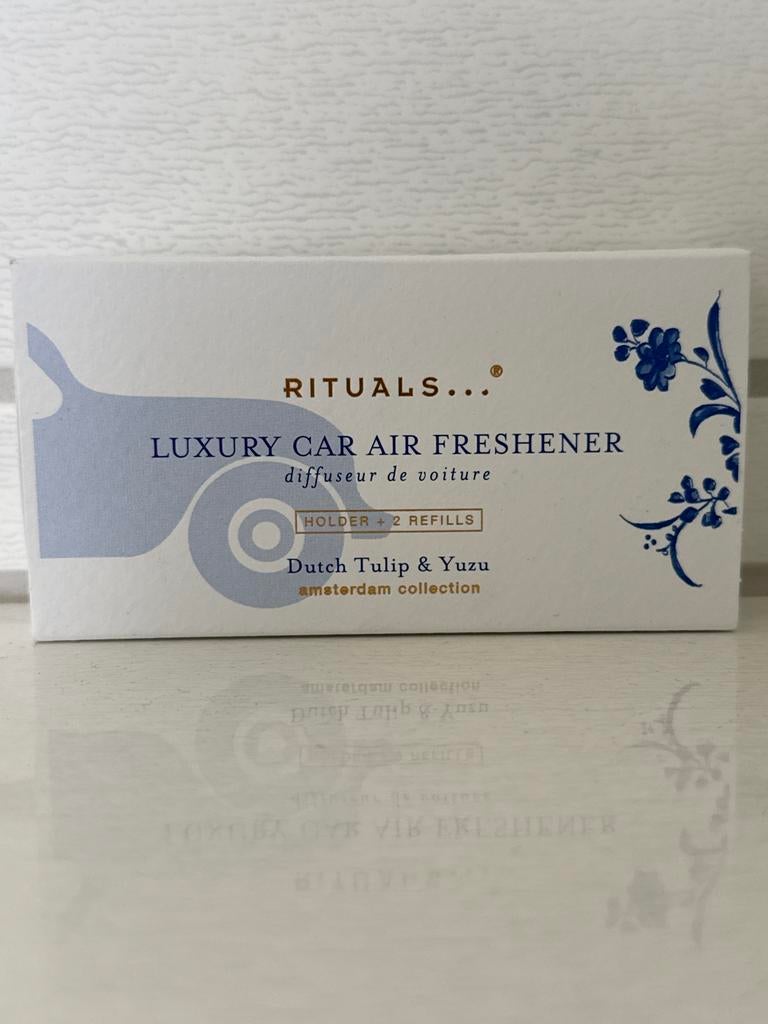 Rituals Amsterdam Carparfum Houder + 2 Vullingen - Nieuw, Auto diversen, Auto-accessoires, Ophalen of Verzenden, Nieuw
