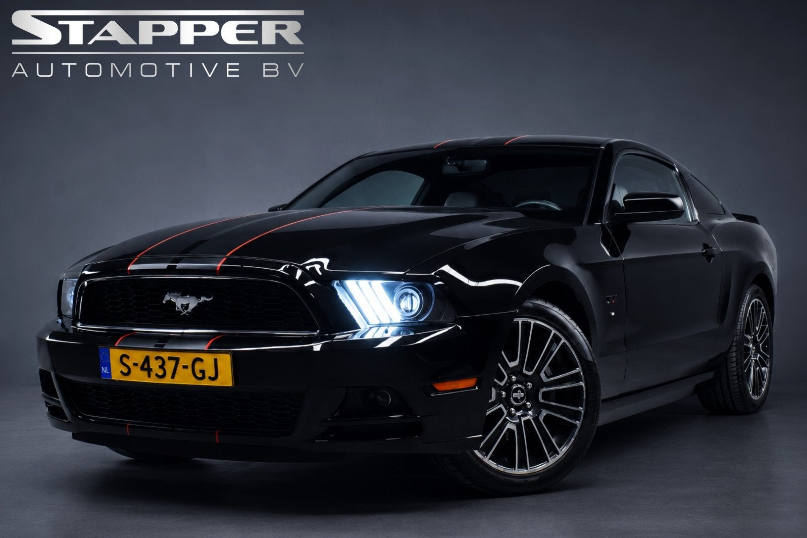 Ford Mustang 3.7 V6 305pk Automaat Xenon/Led/Leer/Airco/Blue, Euro 5, Achterwielaandrijving, Gebruikt, 4 stoelen