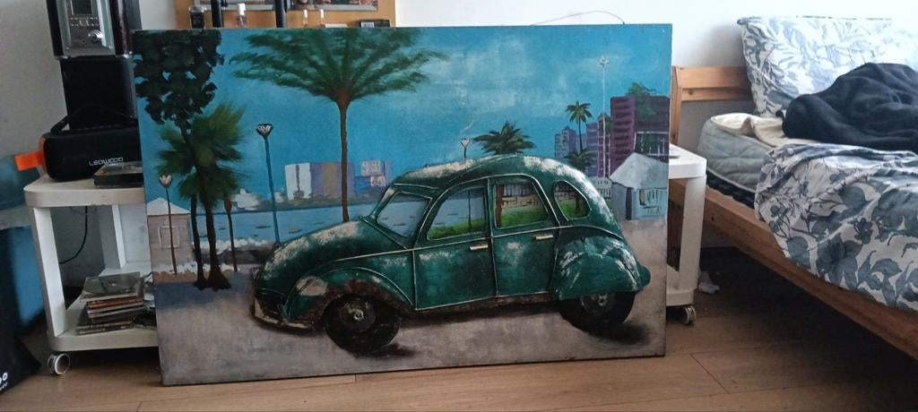 Mooie 3D schilderij, Ophalen