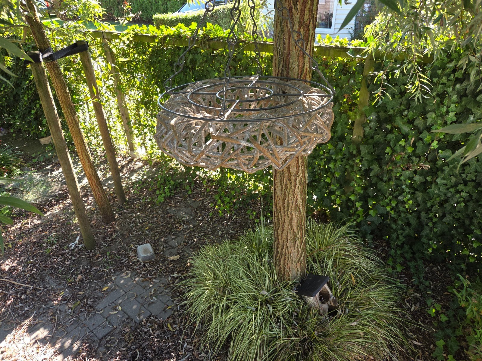 Decoratieve hangmand voor plafond diameter 60 cm, Huis en Inrichting, Ophalen of Verzenden, Gebruikt