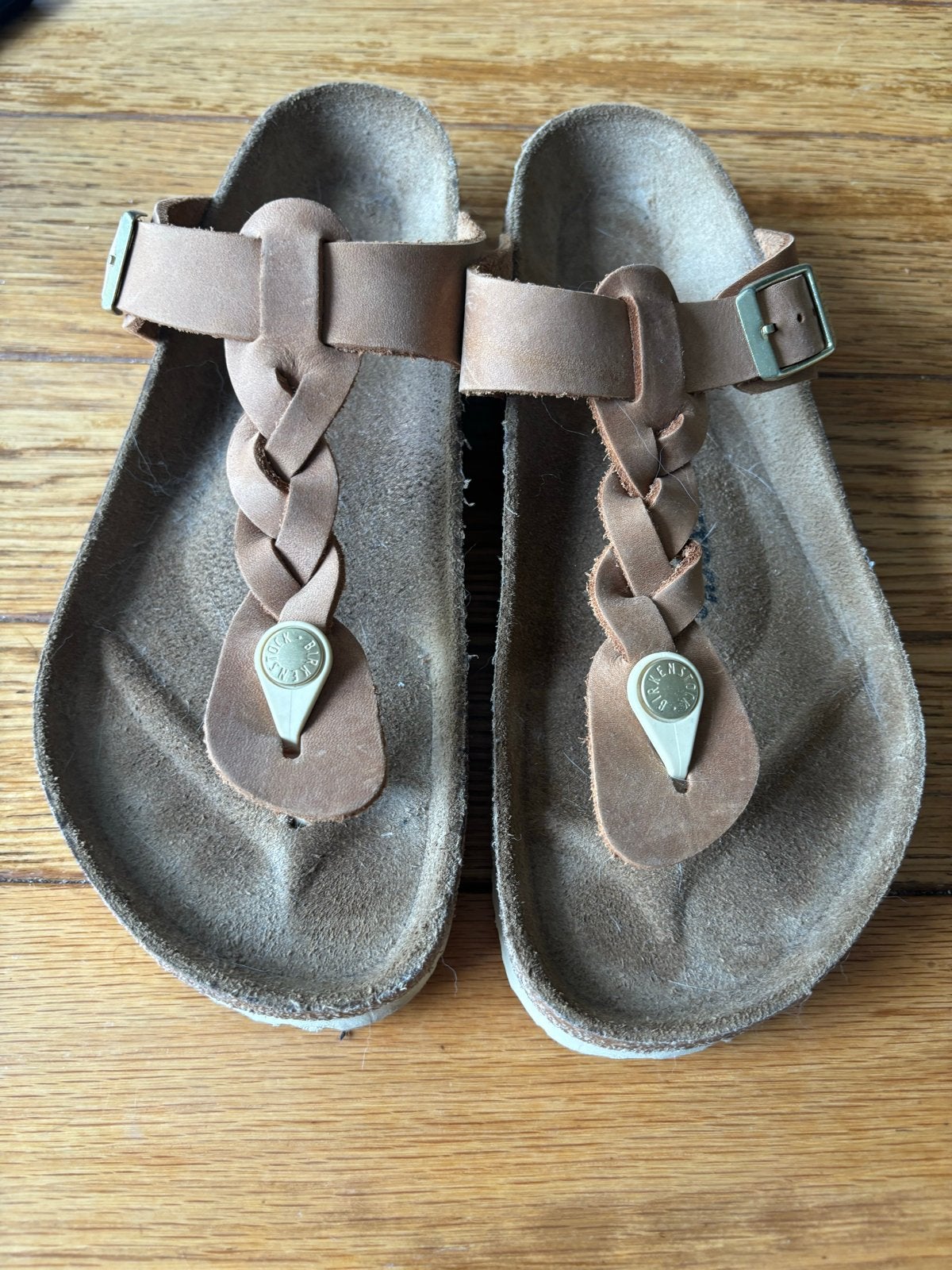 Birkenstock - Bruin - Maat 39, Ophalen, Gedragen, Bruin, Sandalen of Muiltjes