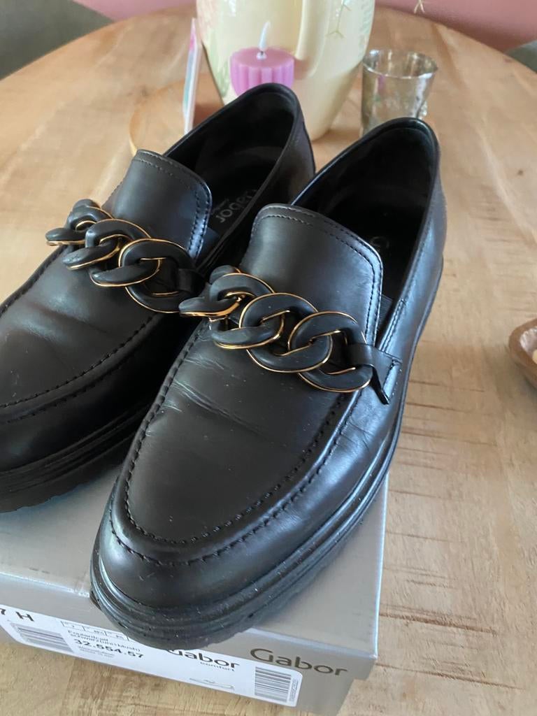 Gabor damesschoenen zwart, Ophalen of Verzenden, Zo goed als nieuw, Zwart, Sneakers of Gympen