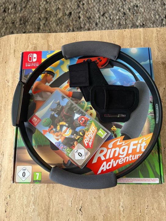 Ring fit adventure compleet in doos, Spelcomputers en Games, Games | Nintendo Switch, 1 speler, Ophalen of Verzenden, Zo goed als nieuw