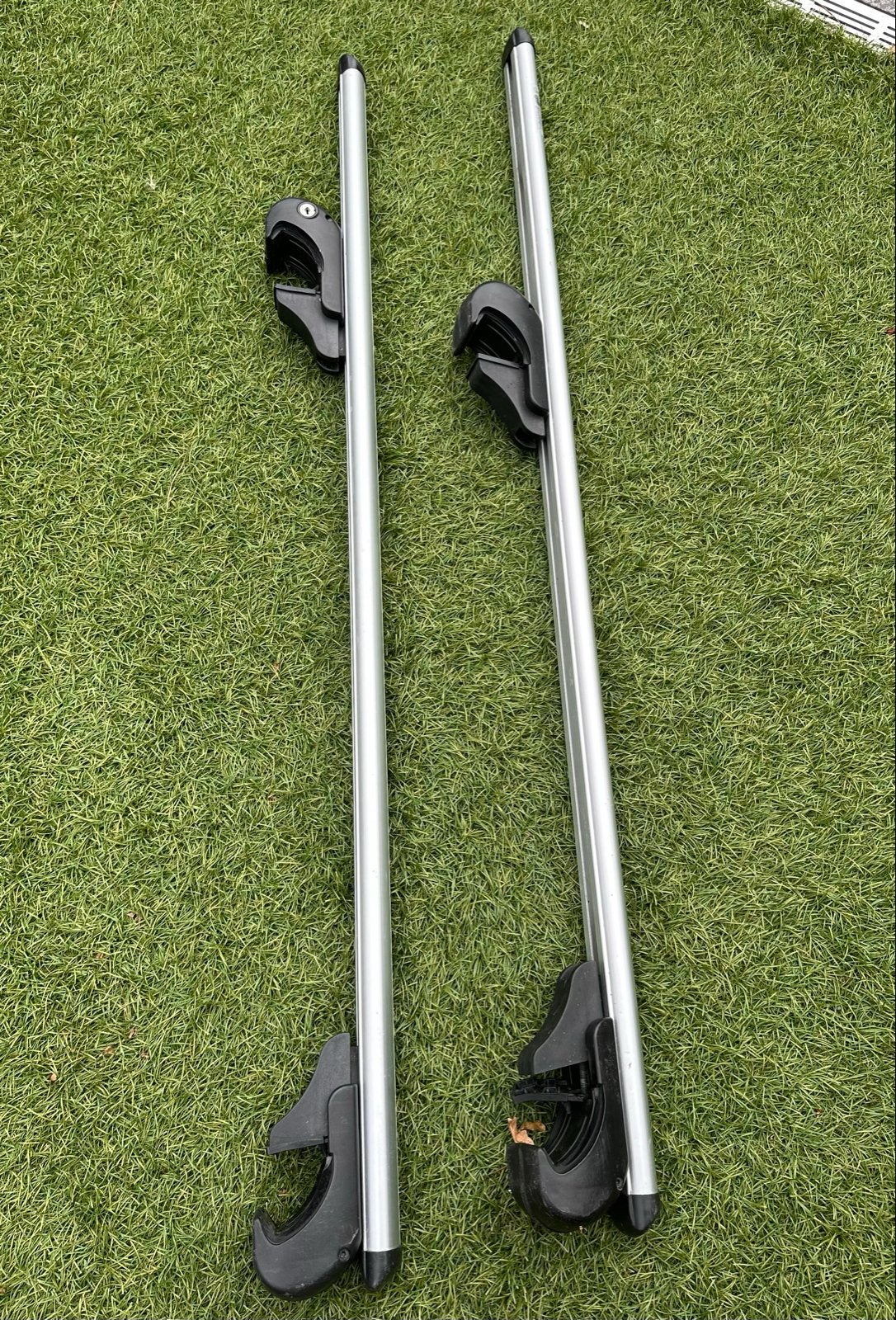 Menabo Brio 1200mm dakdragers - Max 90 kg, Auto diversen, Dakdragers, Ophalen, Gebruikt