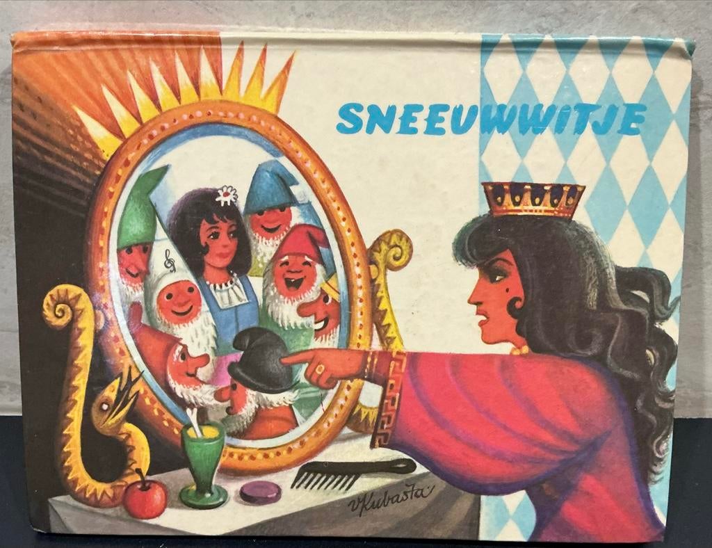Vintage Sneeuwwitje Pop-up Boek - J. Kubasta (1971), Boeken, Kinderboeken | Jeugd | onder 10 jaar, Gelezen, Sprookjes, Ophalen of Verzenden