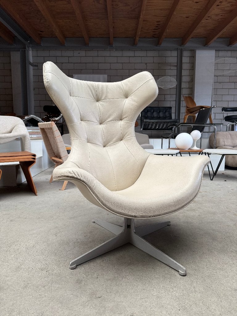 Poltrona Frau Regina fauteuil (voorraad: 2), Ophalen, Gebruikt, Vintage, X