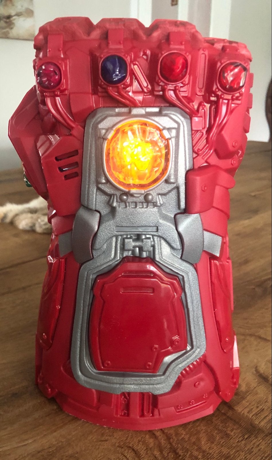 Iron Man handschoen met licht en geluid - Zo goed als nieuw, Ophalen of Verzenden, Zo goed als nieuw