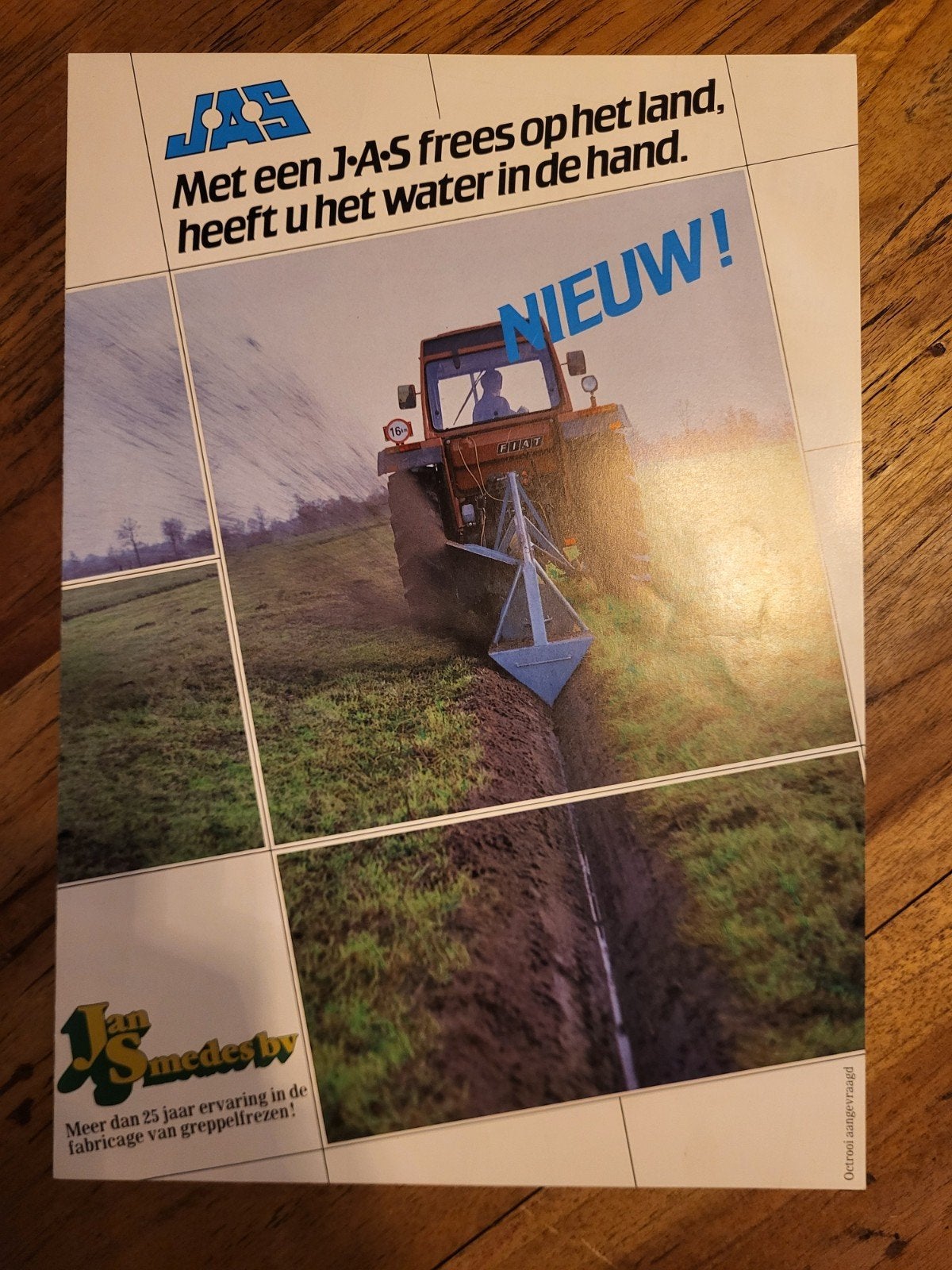 tractor folder J.A.S. frees, Ophalen of Verzenden, Zo goed als nieuw