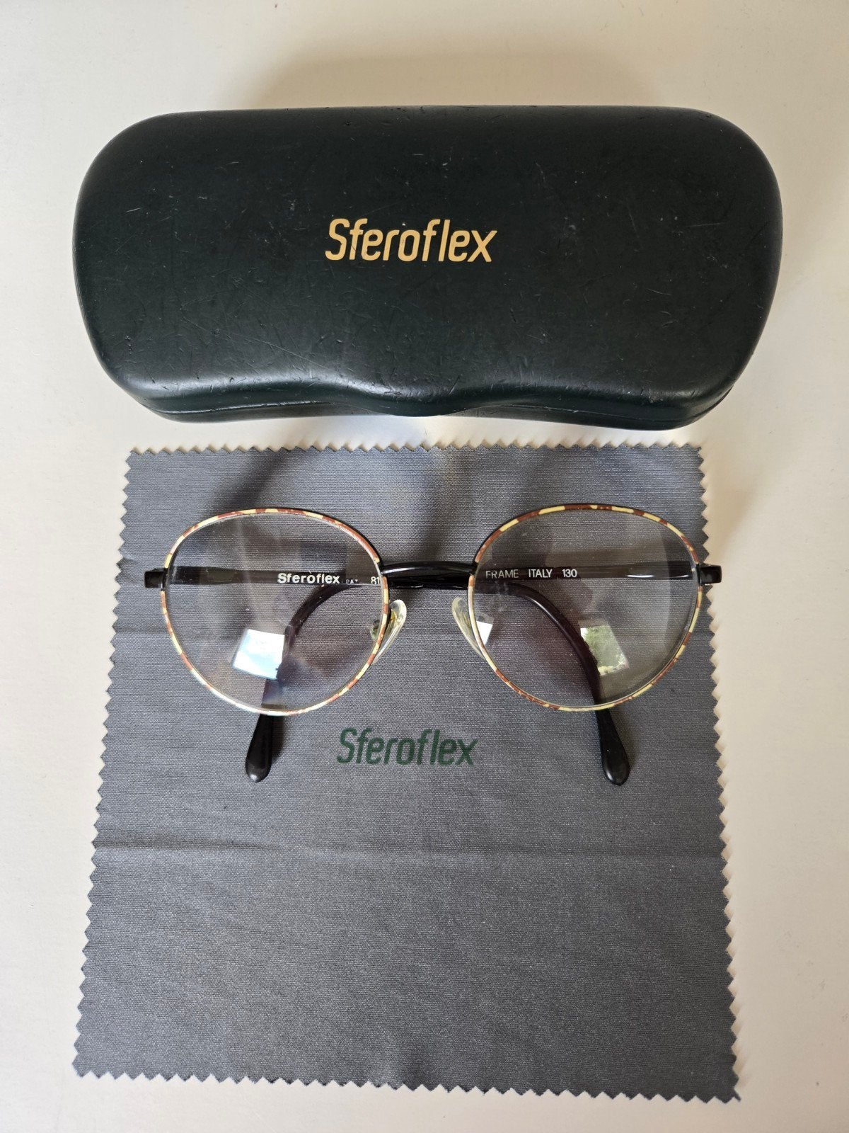 Vintage Sferoflex Panto Brilmontuur – Schildpad, Ophalen of Verzenden, Bruin, Overige merken