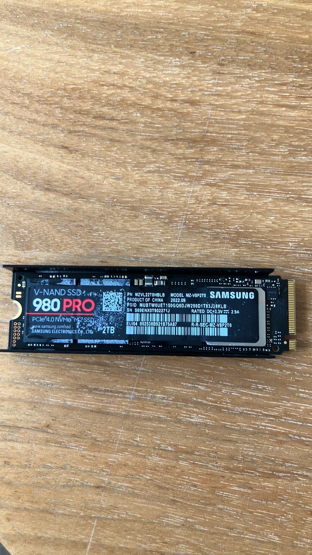 Samsung 2TB SSD - PS5, Computers en Software, Ophalen of Verzenden, Zo goed als nieuw, Console