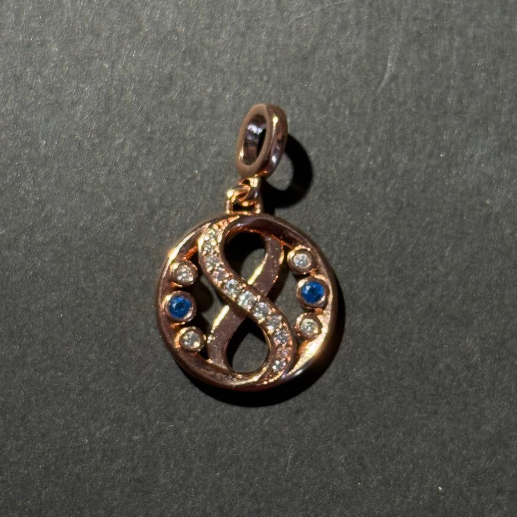 Pandora ME Infinity Symbool Medaillon rose gold, Ophalen, Zo goed als nieuw, Zilver, Pandora
