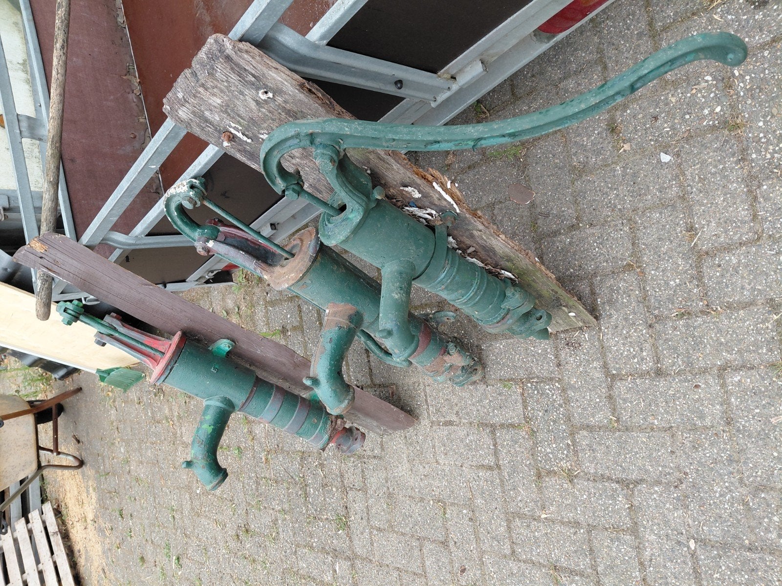 water pompen, Ophalen, IJzer
