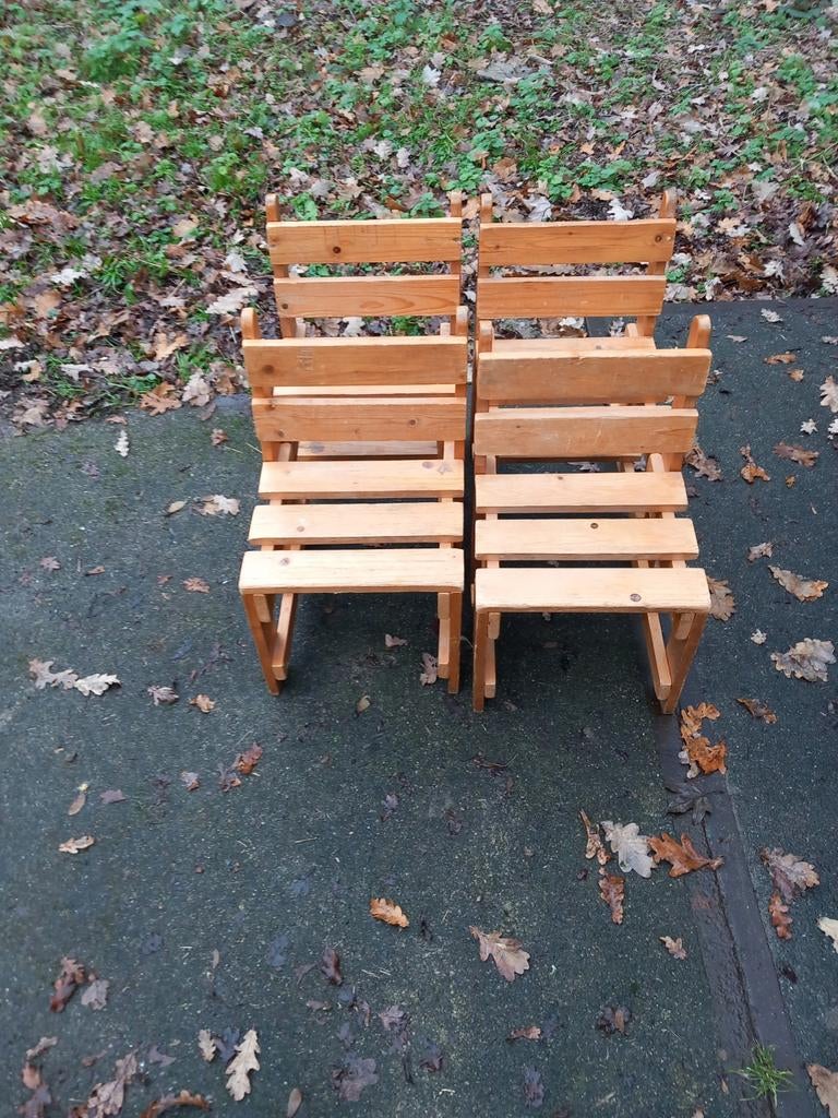 4 kinderstoeltjes, Ophalen, Eén