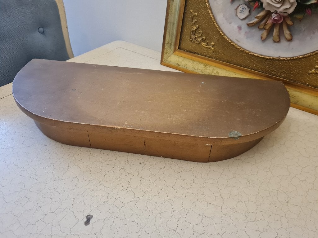 Oude houten console etalage materiaal, Antiek en Kunst, Curiosa en Brocante, Ophalen of Verzenden