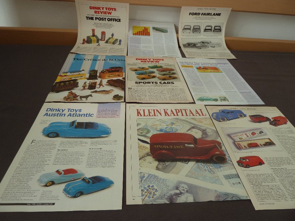 OUDE LOSSE BLADEN t.b.v. de DINKY TOYS, Ophalen of Verzenden, Gebruikt, Auto, Dinky Toys