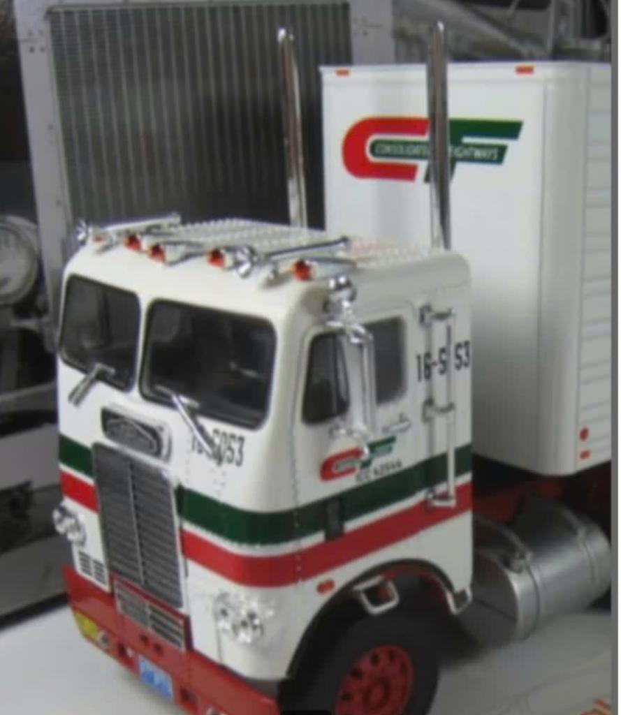 White Freightliner CF COE 1966 schaal 1/43 USA trucks # 78, Verzenden, Nieuw, Bus of Vrachtwagen, Overige merken
