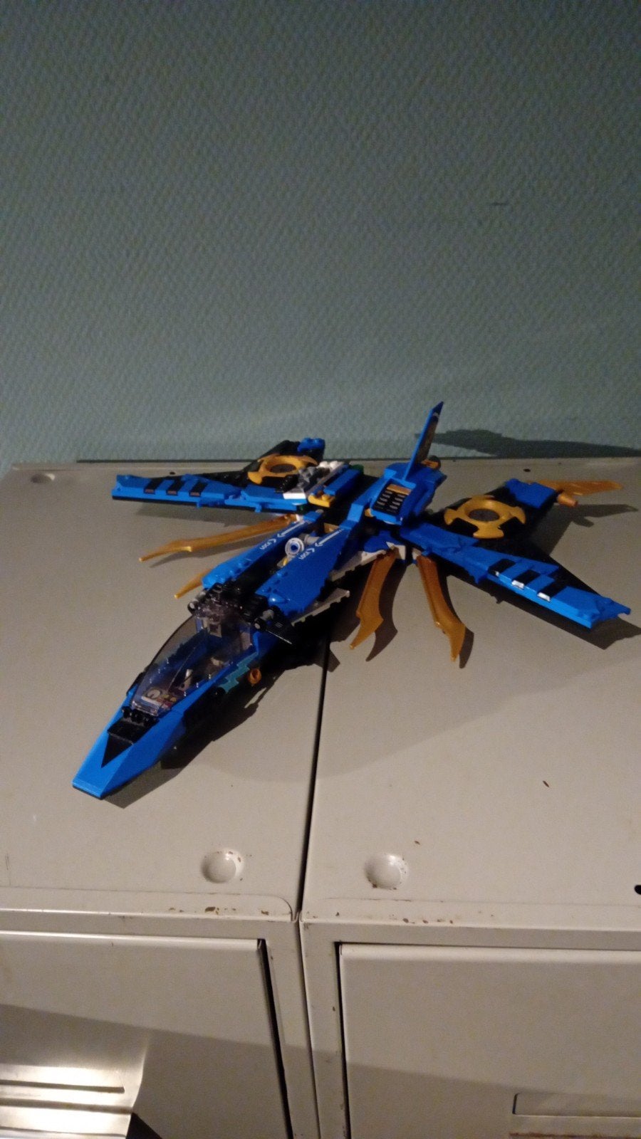 leuke Jay ninjago vliegtuig lego, Gebruikt, Lego, Overige typen, Ophalen of Verzenden