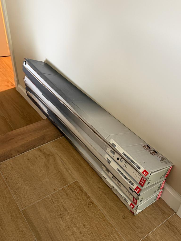 Velux FHL MK06 1016SWL plissé rolgordijn. 3 stuks., Ophalen, Nieuw, Wit