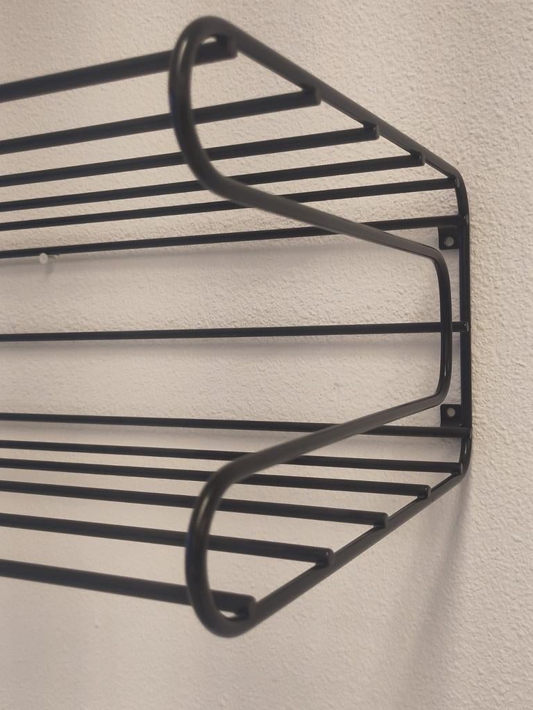 Vintage Ikea kapstok Fran wandkapstok metaal schoenenrek, Gebruikt, ., Ophalen of Verzenden, .