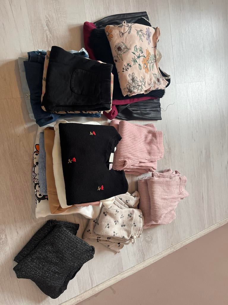 Kledingpakket meisjes (Zara, H&M) - Maat 116/6-8 jaar, Ophalen, Gebruikt, Meisje