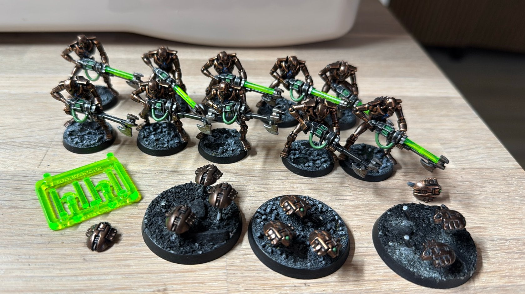 Warhammer 40k 10x necron warriors #2, Hobby en Vrije tijd, Wargaming, Ophalen of Verzenden, Zo goed als nieuw, Warhammer