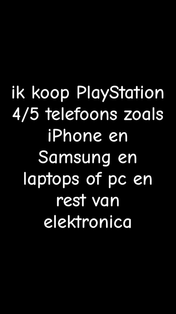 Inkoop: PlayStation, telefoons, laptops, pc's & elektronica, Ophalen of Verzenden