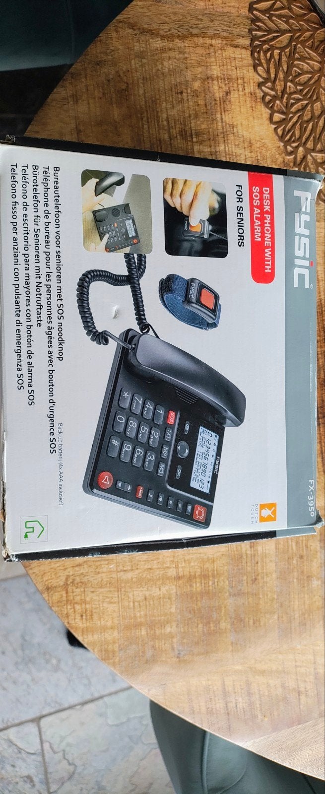 Fysic FX3940 senioren/slechtziende telefoon, Ophalen of Verzenden, Zo goed als nieuw