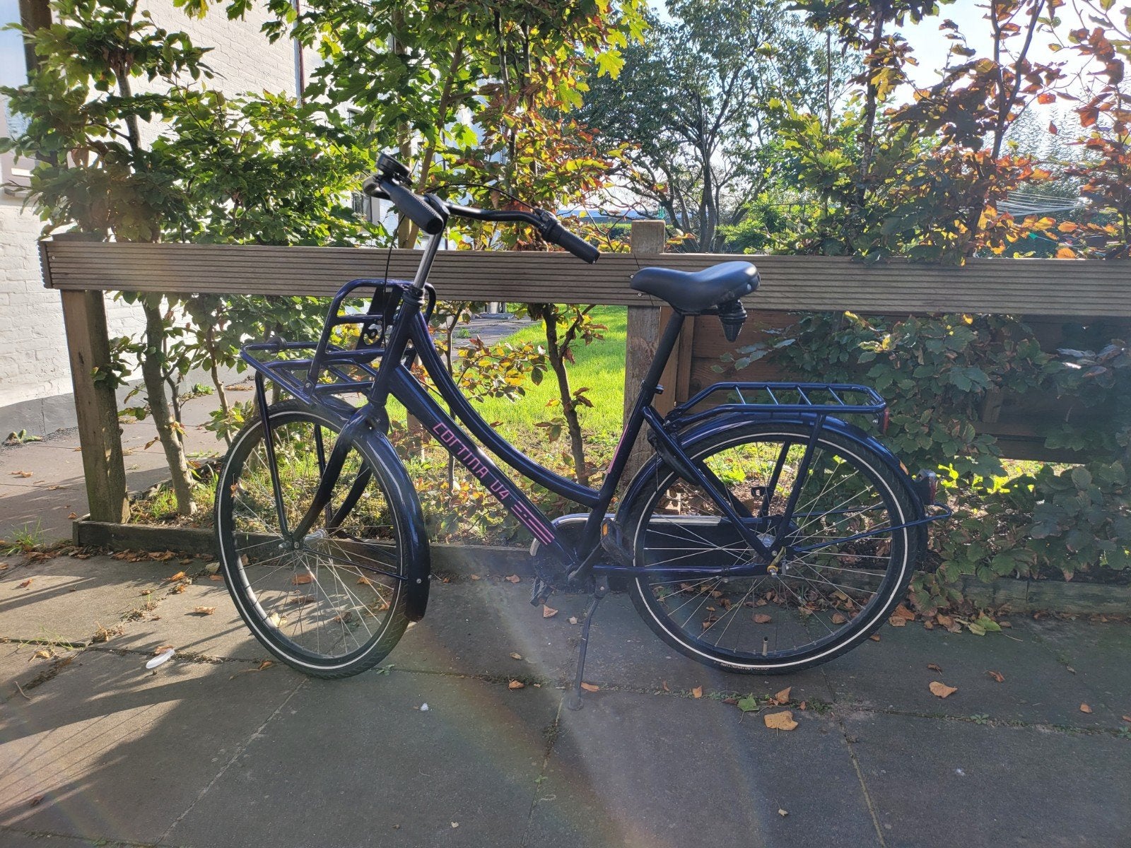 Cortina U4 26inch meisjesfiets blauw, Fietsen en Brommers, Terugtraprem, Versnellingen, Ophalen, 26 inch of meer