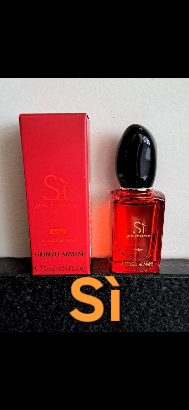 Armani SÌ Passione Eclat edp MINIATUUR 7 ML  nieuw !, Ophalen of Verzenden, Nieuw