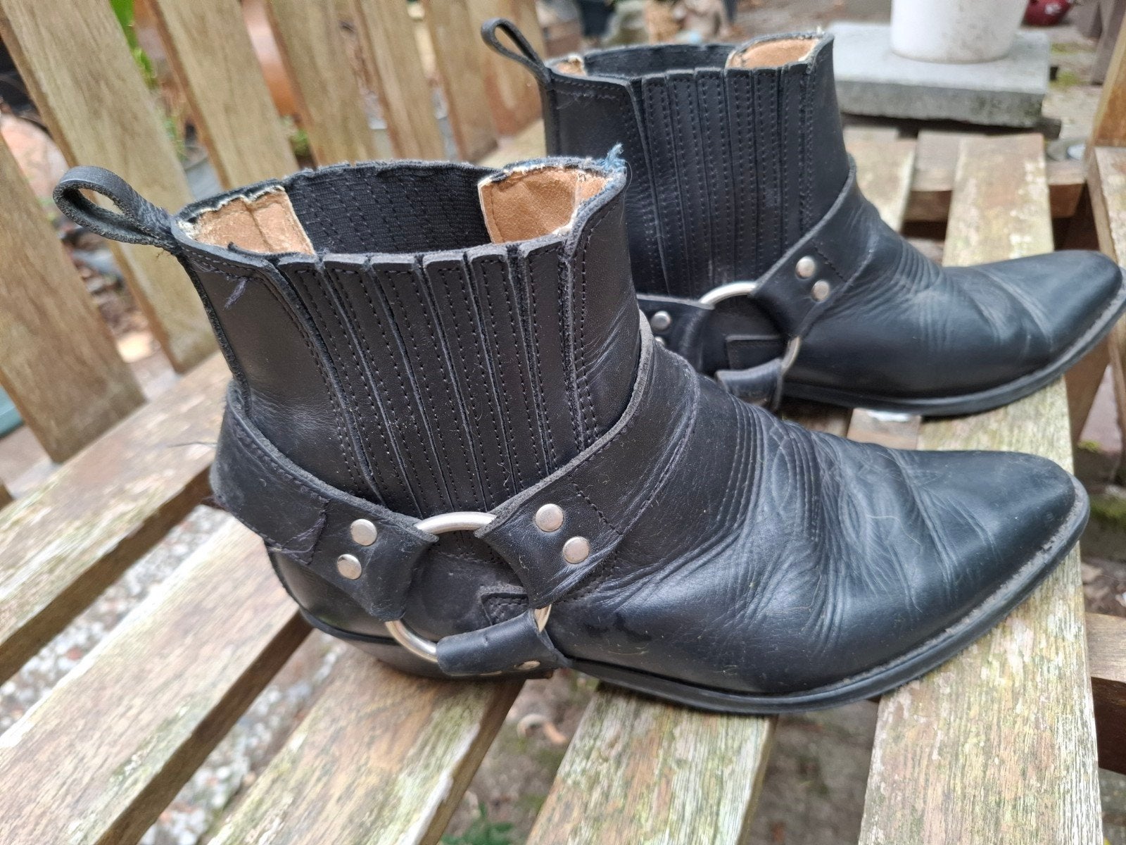 Stoer Enkellaarsje zwart - maat 41, Ophalen of Verzenden, Zo goed als nieuw, Zwart, Sneakers of Gympen