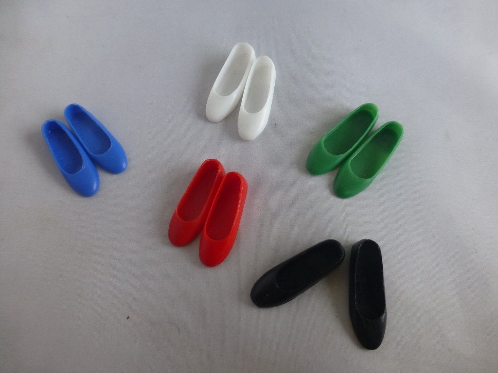 Vintage Barbie Skipper schoentjes Japan, Verzenden, Zo goed als nieuw, Accessoires