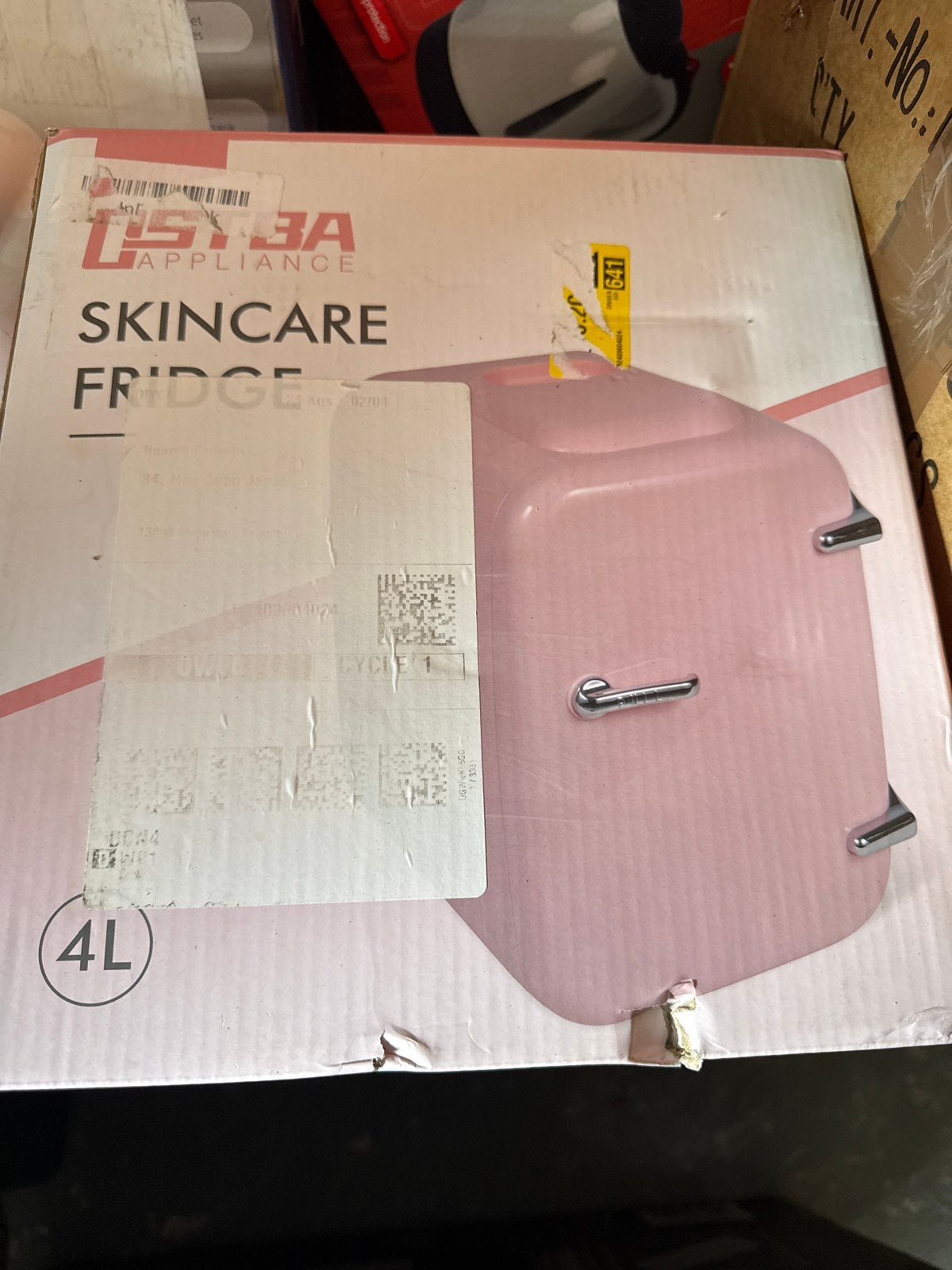 Roze Skincare Koelkastje 4L - Perfect voor Cosmetica, Witgoed en Apparatuur, Koelkasten en IJskasten, Zonder vriesvak, Nieuw, Ophalen of Verzenden