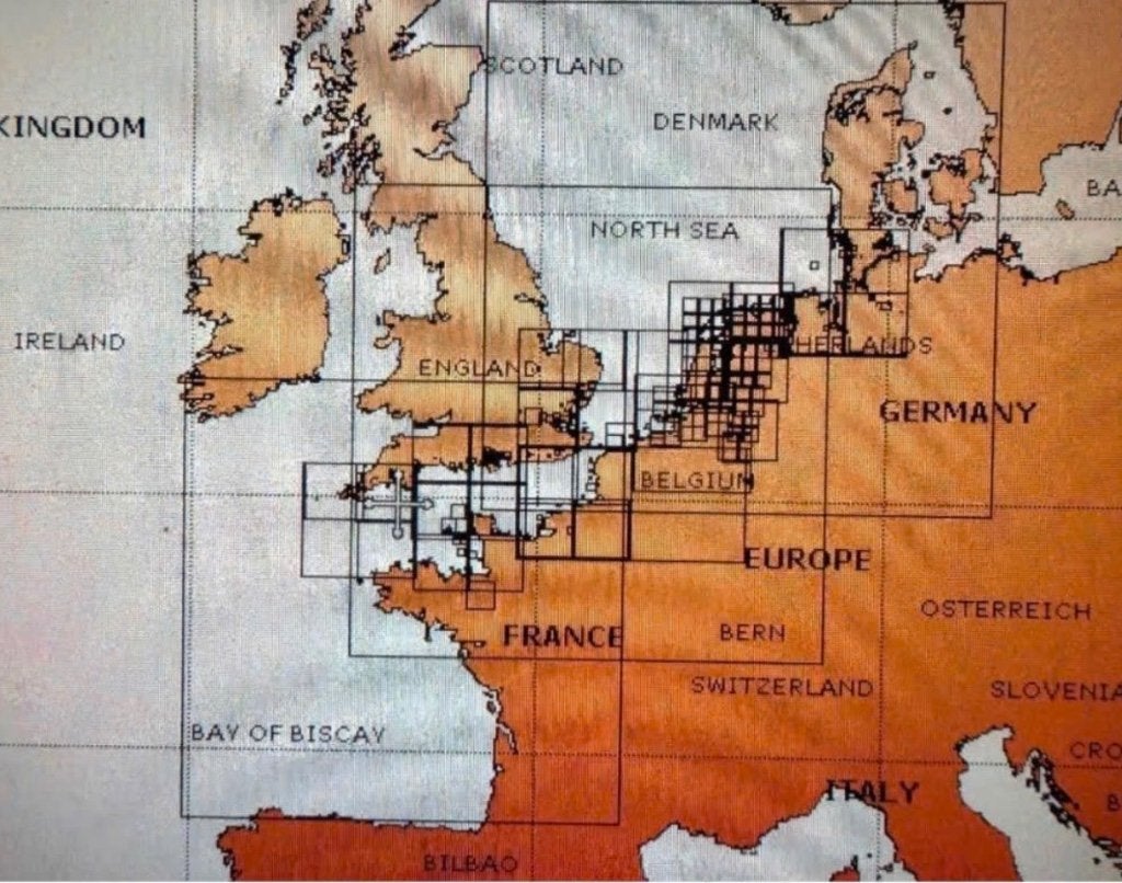 Navionics CF kaart 25XG Denemarken, Zweden en Duitsland, Ophalen, Gebruikt, Kaartplotter of Fish Finder