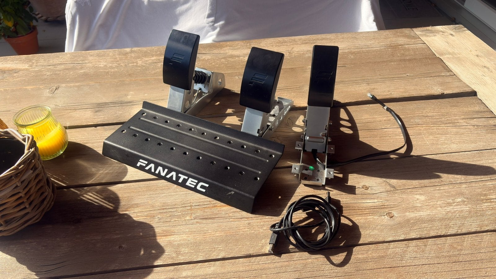 Fanatec CSL Pedalen met Loadcell en extra rempedaal, Ophalen of Verzenden, Overige merken, Gebruikt