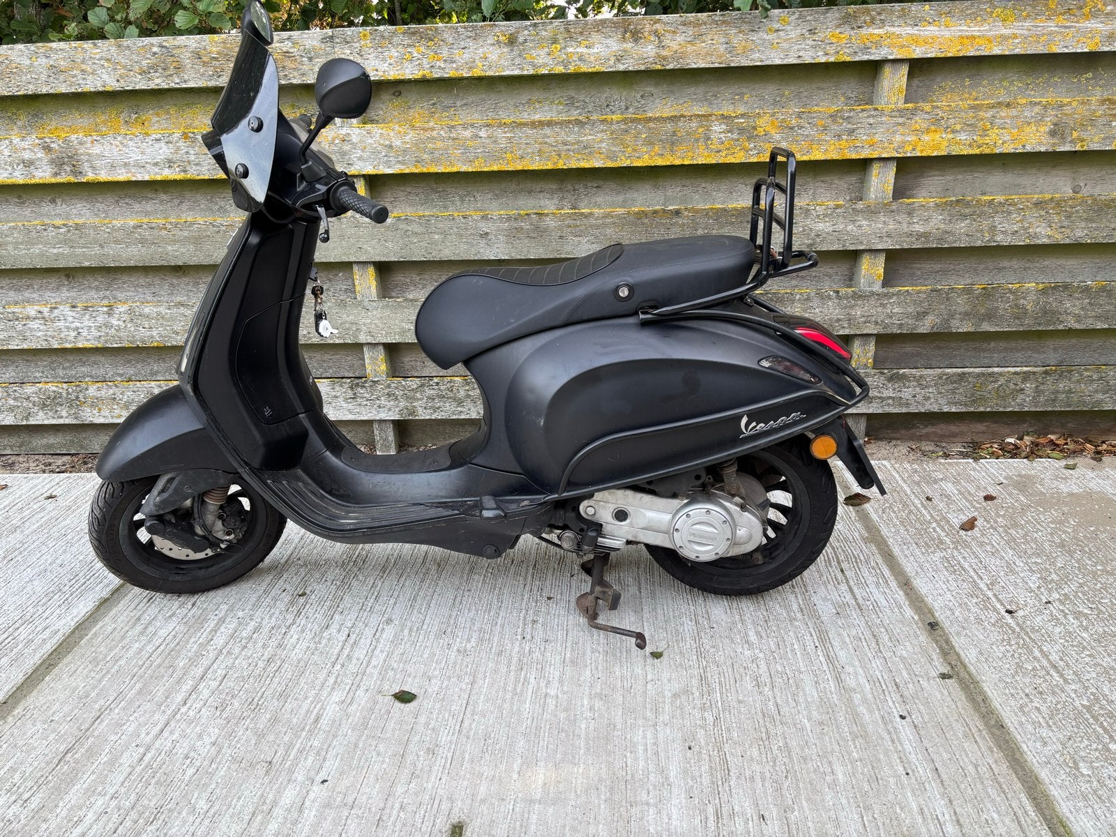 Vespa Sprint - Mat Zwart - Goed Onderhouden, Ophalen, Gebruikt, Overige modellen, Maximaal 45 km/u