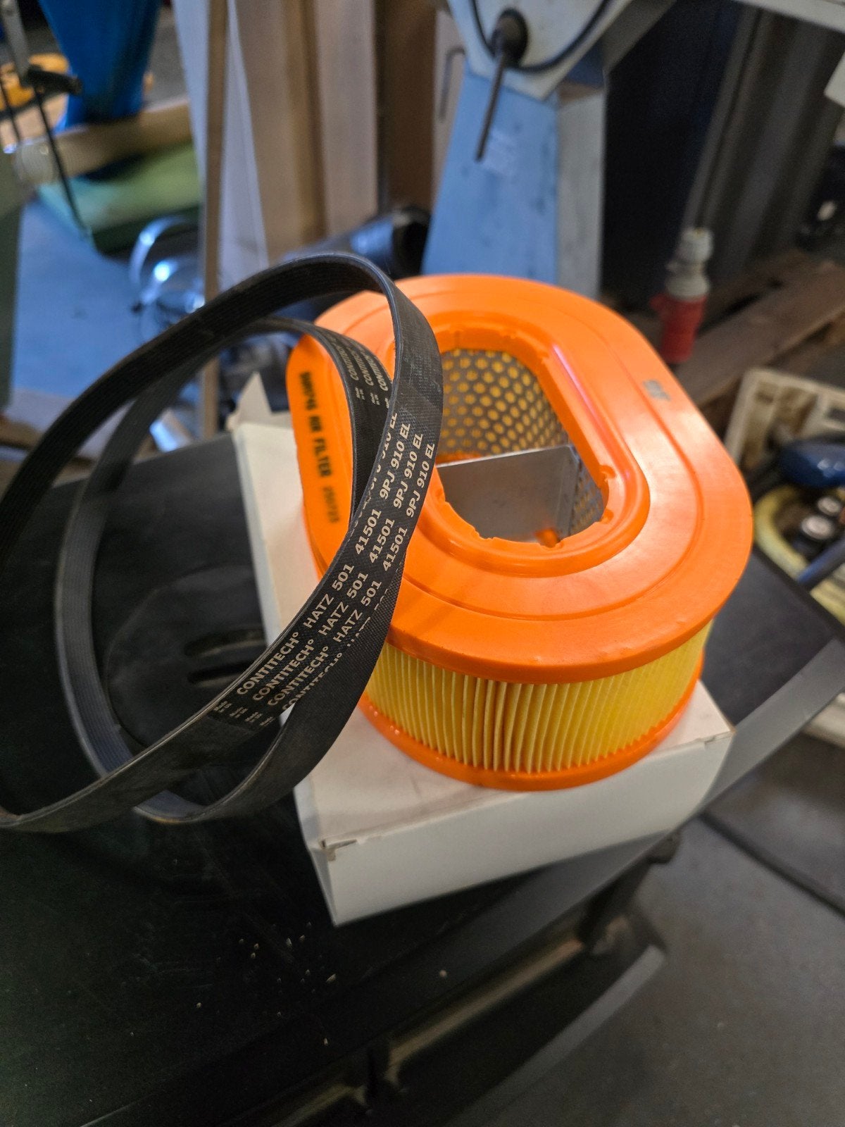 Hatz Luchtfilter en Ribriem, Ophalen of Verzenden, Nieuw, Elektromotor