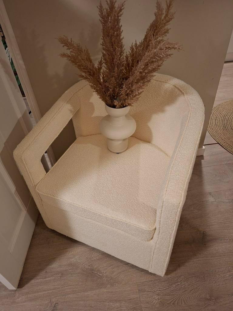Nieuwe fauteuil - Japandi stijl, Japandi, Nieuw, 75 tot 100 cm, Ophalen of Verzenden
