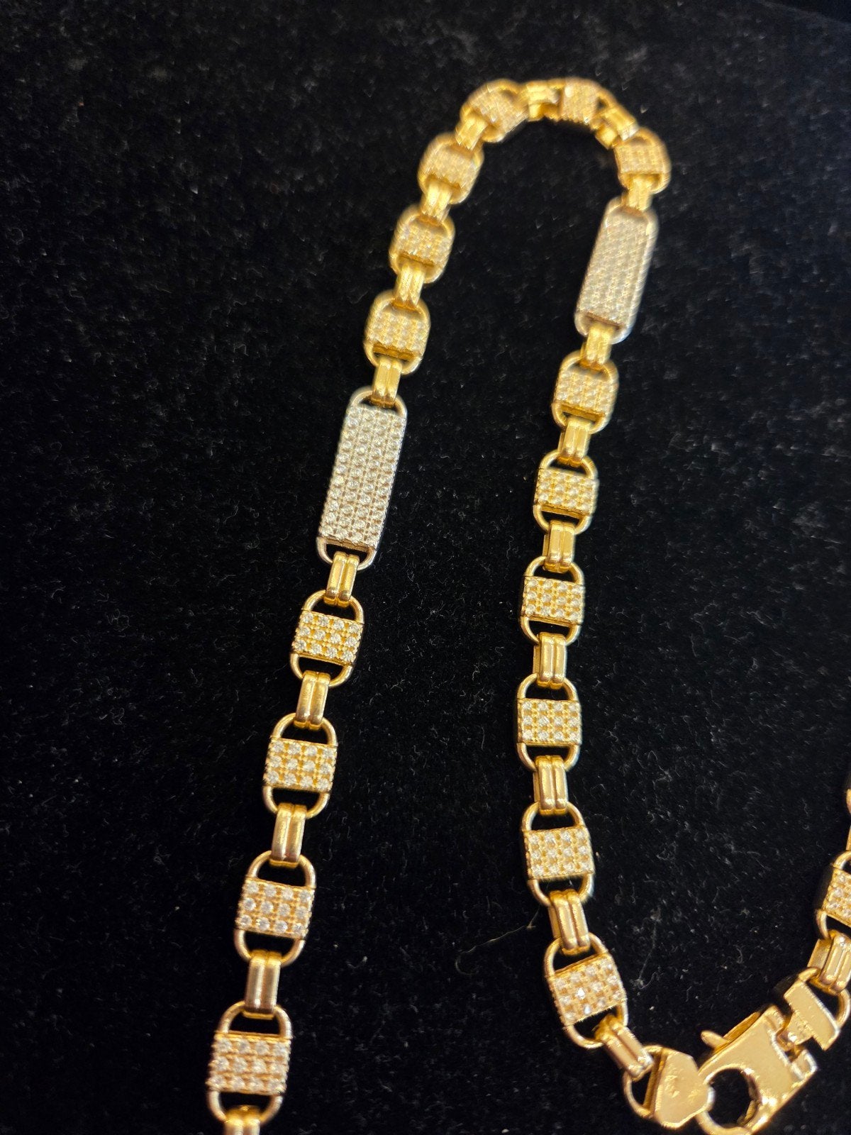 14 k gouden kingsley ketting 74,4 gram 72 cm, Ophalen of Verzenden, Nieuw, Goud, Goud