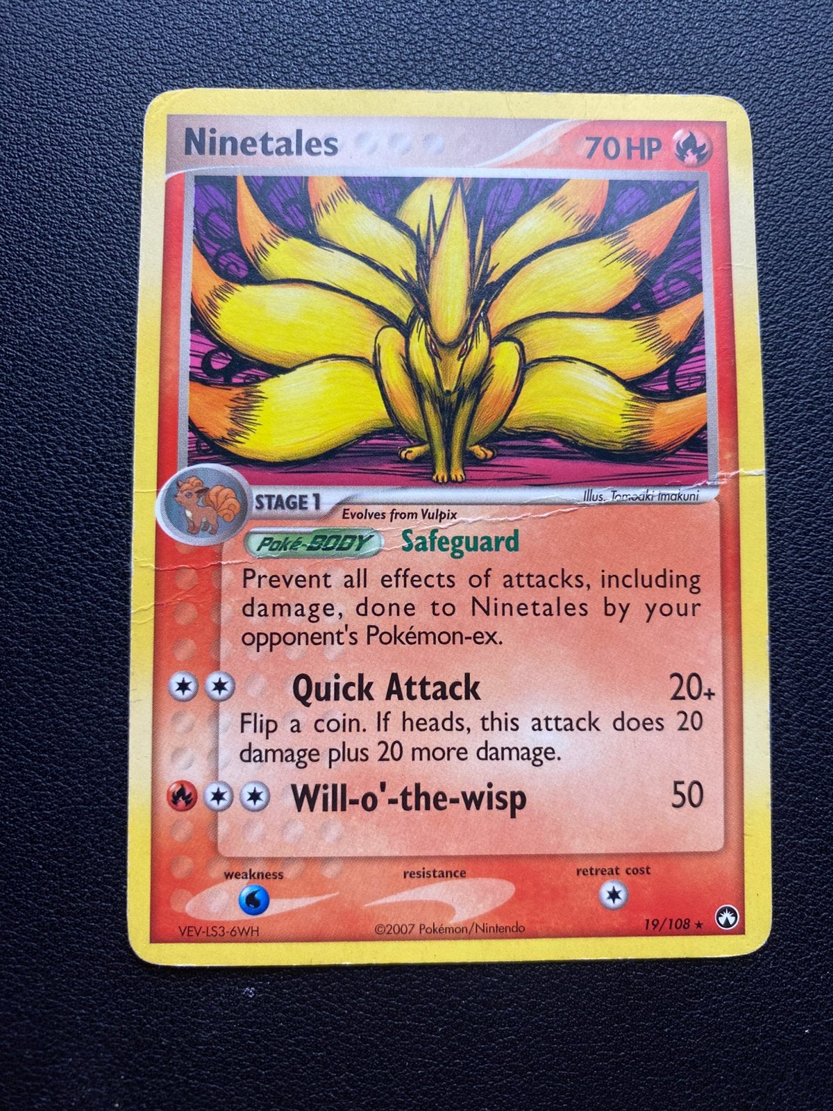Ninetales - Ex Power Keepers - 19/108 - Pokemon kaart, Ophalen of Verzenden, Zo goed als nieuw
