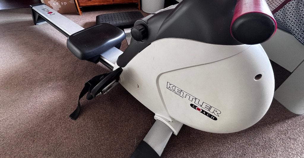 Kettler roeitrainer, Sport en Fitness, Ophalen, Gebruikt, Benen, Roeitrainer